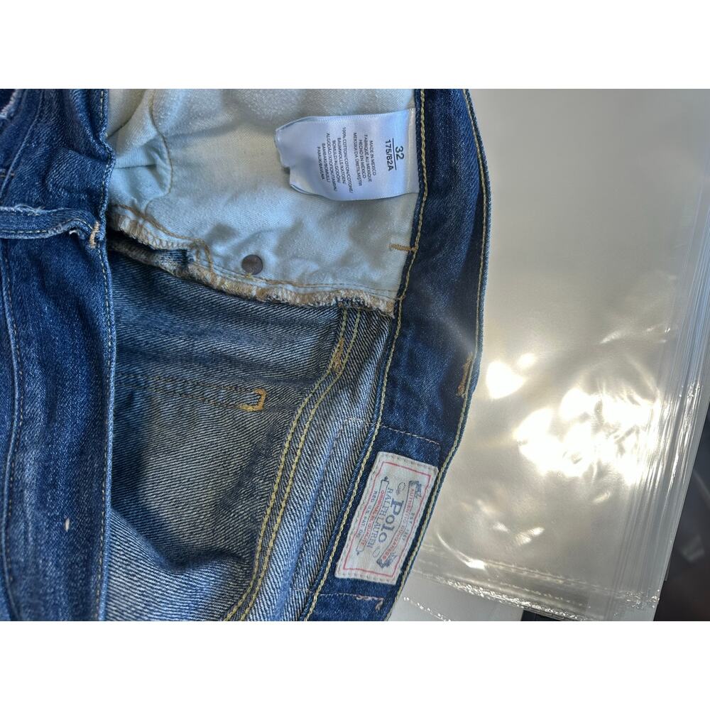 Polo Ralph Lauren Astor Slim Boyfriend Jeans Patchwork Tagged 32 Fit 36 x 29 - Picture 8 of 10